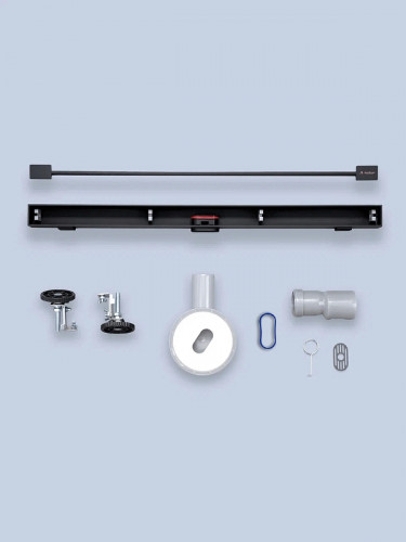 Душевой лоток AltroBagno Trave 60 071217 MB с решеткой цвет Черный матовый