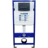 Унитаз с инсталляцией BelBagno Uno-Tor BB5177CH-TOR/SC + WellWant Standart 50 WWISI111BB с сиденьем Микролифт и Черной матовой клавишей смыва