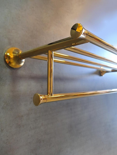 Полка для полотенец AltroBagno Corposo 081507 Gl цвет Золото