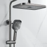Душевая система Shevanik S9636T цвет Оружейная сталь