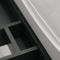 Тумба с раковиной Bond Cube 80 T01805-S05B подвесная Белая матовая МДФ / ЛДСП