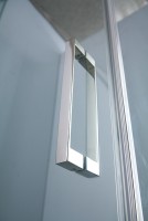 Душевой уголок Cezares Slider 80x80 SLIDER-A-2-70/80-BR-NERO профиль Черный матовый стекло бронзовое