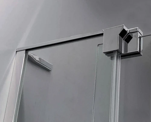 Душевой уголок Cezares Slider 80x80 SLIDER-A-2-70/80-BR-NERO профиль Черный матовый стекло бронзовое