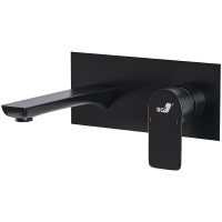 Смеситель для раковины RGW Shower Panels SP-46B 51140546-04 Черный матовый латунь встраиваемый