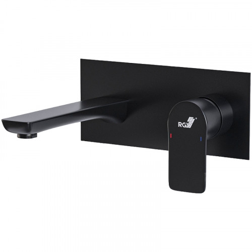Смеситель для раковины RGW Shower Panels SP-46B 51140546-04 Черный матовый латунь встраиваемый