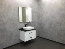 Зеркало со шкафом Comforty Амстердам 75 00004144209 Белый глянец МДФ / ЛДСП, стекло