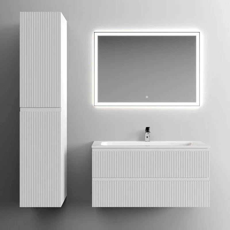 Тумба под раковину Sancos Snob T 100 SNT100W подвесная Bianco МДФ / ЛДСП
