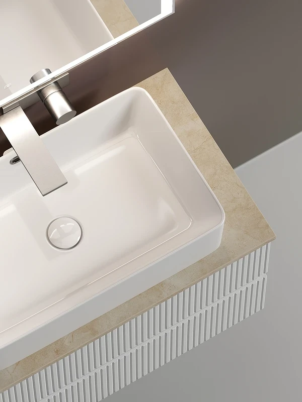 Тумба под раковину Sancos Snob T 100 SNT100W подвесная Bianco МДФ / ЛДСП
