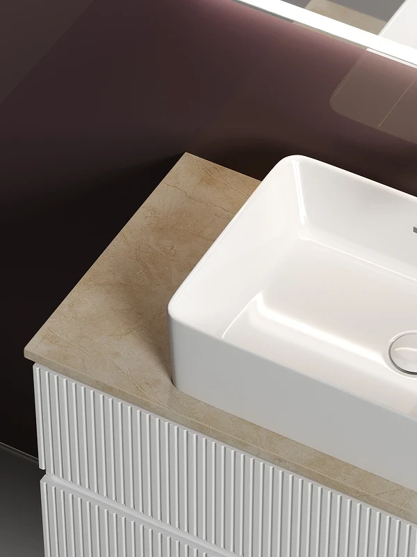 Тумба под раковину Sancos Snob T 100 SNT100W подвесная Bianco МДФ / ЛДСП