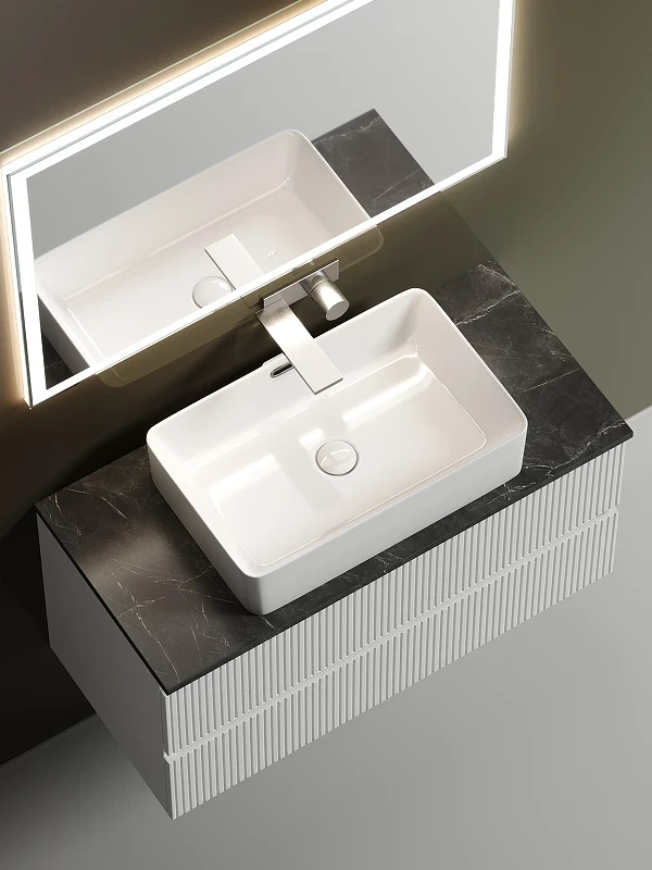 Тумба под раковину Sancos Snob T 100 SNT100W подвесная Bianco МДФ / ЛДСП