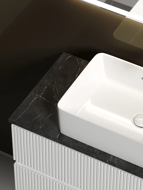 Тумба под раковину Sancos Snob T 100 SNT100W подвесная Bianco МДФ / ЛДСП