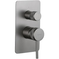 Смеситель для душа Allen Brau Priority 5.31011-MG Графит брашированный латунь встраиваемый