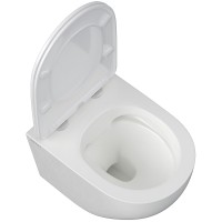 Унитаз Berges Okus Rimless 081127 подвесной с сиденьем Микролифт фарфор подвесной