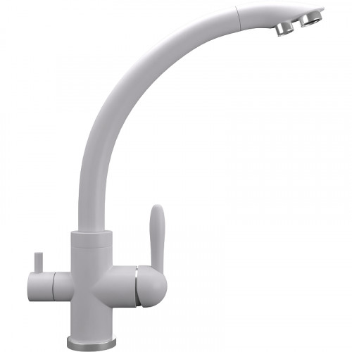 Смеситель для кухни Ulgran Quartz UQ-017-04 Платина латунь