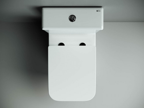 Унитаз компакт Ceramicanova Cubic CN1803-B без бачка и с сиденьем Микролифт фаянс напольный
