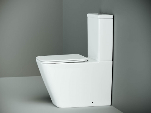 Унитаз компакт Ceramicanova Cubic CN1803-B без бачка и с сиденьем Микролифт фаянс напольный