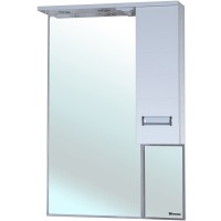 Зеркало со шкафом Bellezza Сиена 60 R 4613909001014 с подсветкой Белое МДФ / ЛДСП, стекло