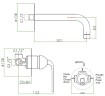 Смеситель для раковины Fiore Koko 87CR7535