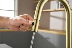 Смеситель для кухни AQUAme Cucina AQM9905BG цвет Шлифованное золото