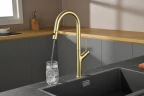 Смеситель для кухни AQUAme Cucina AQM9905BG цвет Шлифованное золото