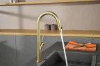 Смеситель для кухни AQUAme Cucina AQM9905BG цвет Шлифованное золото