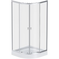 Душевой уголок AM.PM X-Joy Twin Slide 90х90 W88E-205-090MT64 профиль Хром матовый стекло прозрачное