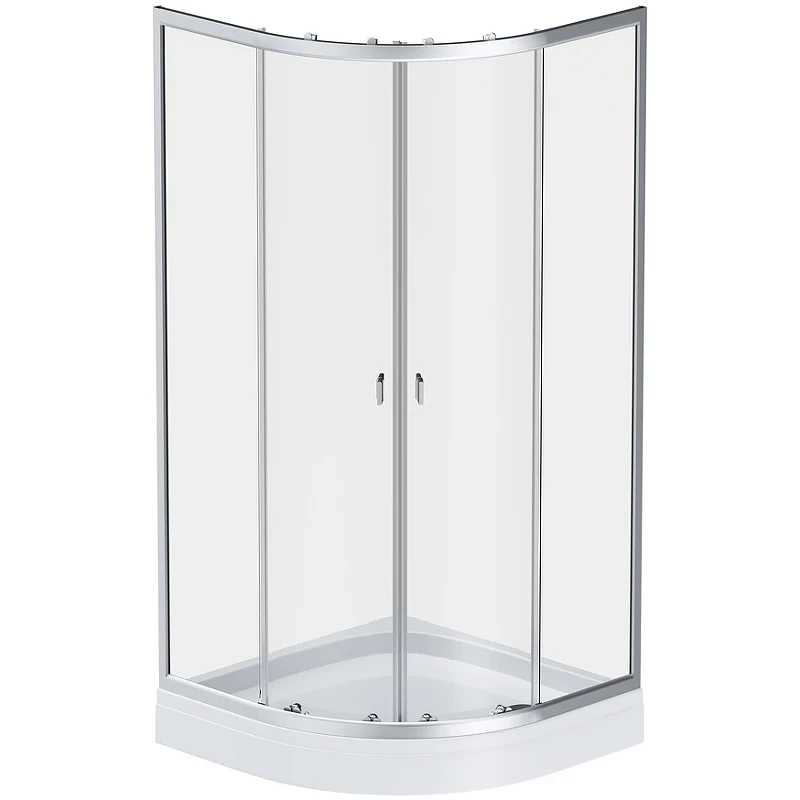 Душевой уголок AM.PM X-Joy Twin Slide 90х90 W88E-205-090MT64 профиль Хром матовый стекло прозрачное