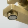 Душевая система WasserKRAFT A155.259.201.BG Золото матовое латунь на стену