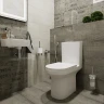 Унитаз компакт Lavinia Boho Grance Hill 3307002R цвет Белый глянцевый с бачком и сиденьем Микролифт