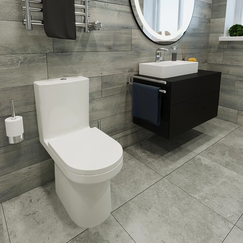 Унитаз компакт Lavinia Boho Grance Hill 3307002R цвет Белый глянцевый с бачком и сиденьем Микролифт