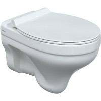 Комплект унитаза Berges Albit S с инсталляцией Novum 525 043318 с сиденьем Микролифт и клавишей смыва Хром глянец фарфор подвесной