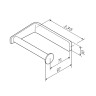 Держатель туалетной бумаги AM.PM Inspire V2.0 A50A34122 Черный матовый