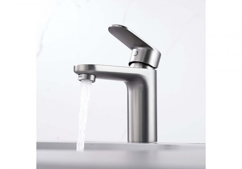 Смеситель для раковины Aquatek Ника AQ1810BGM цвет Оружейная сталь