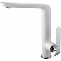 Смеситель для кухни Lemark Melange LM4905CW Белый Хром латунь