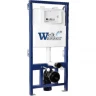 Комплект унитаза с инсталляцией WeltWasser BAMBERG 525 + MERZBACH 043 XL MT-BL + BAMBERG BL 10000014133 цвет Черный матовый с сиденьем Микролифт и клавишей смыва цвет Черный