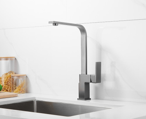 Смеситель для кухни Belz B613-3 B70613-3 Вороненая сталь латунь