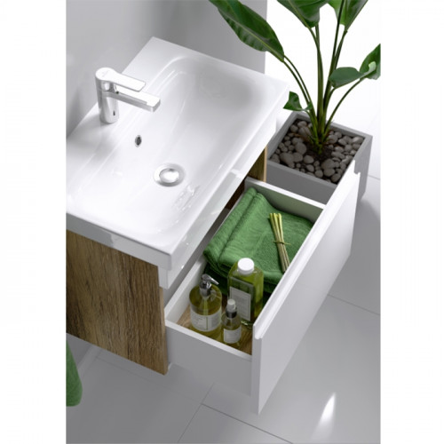 Тумба под раковину Aqwella Smart 50 SRT0105DB подвесная Дуб балтийский МДФ / ЛДСП