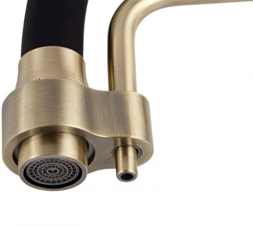 Смеситель для кухни Viko V-5613 Бронза Черный латунь