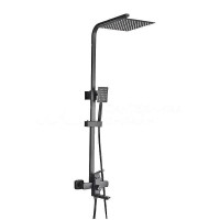 Душевая система Haiba HB23803-7 цвет Черный матовый