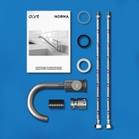 Смеситель для раковины Dorff Logic D3002101SS Нержавеющая сталь нержавеющая сталь