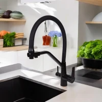 Смеситель для кухни Bond Smart B64-0488 цвет Черный матовый