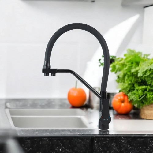 Смеситель для кухни Bond Smart B64-0488 цвет Черный матовый