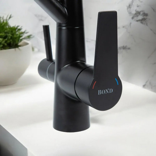 Смеситель для кухни Bond Smart B64-0488 цвет Черный матовый