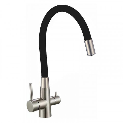 Смеситель для кухни Fmark FS1062-L01 цвет Сатин Черный