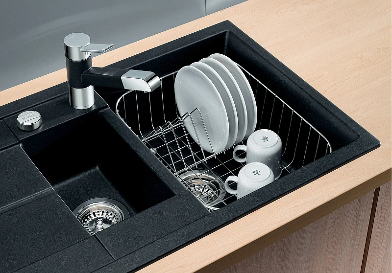 Кухонная мойка Blanco Metra 6 S Compact 513473 Антрацит искусственный камень (литьевой мрамор) встраиваемый