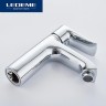 Смеситель для раковины Ledeme H34 1034L Хром латунь