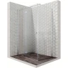 Душевой уголок Ambassador Diamond 120х90 12011108L профиль Хром стекло прозрачное