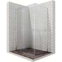 Душевой уголок Ambassador Diamond 120х90 12011108L профиль Хром стекло прозрачное