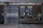 Душевой уголок Ambassador Diamond 120х90 12011108L профиль Хром стекло прозрачное