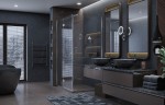 Душевой уголок Ambassador Diamond 120х90 12011108L профиль Хром стекло прозрачное